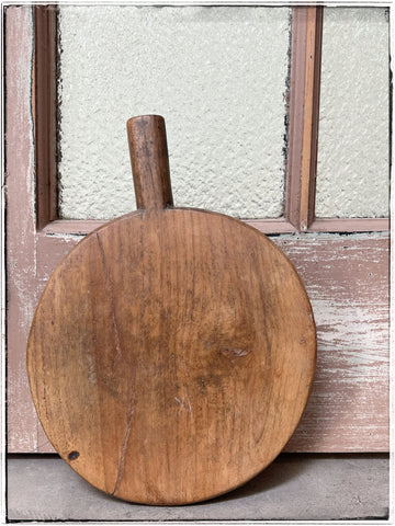 Old chapati board with handle