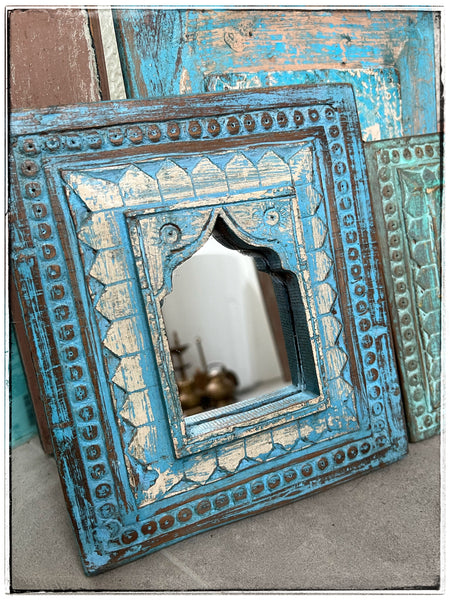 Wooden arch mirrors