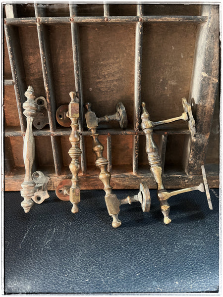 Vintage brass handles