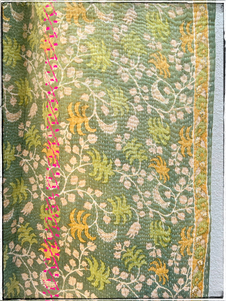 Antique kantha quilt