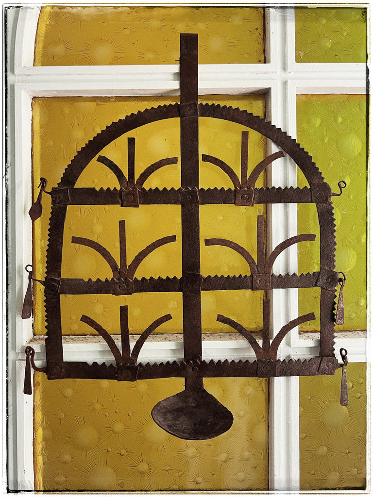 Antique iron toran