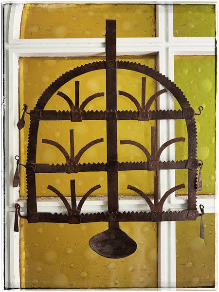 Antique iron toran