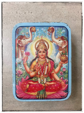 Vintage Laxmi tin