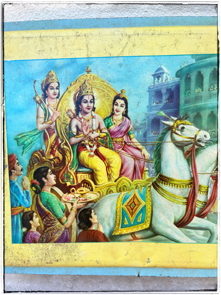 Vintage Ramayana tin