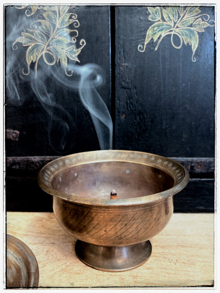 Antique charcoal/dhoop burner