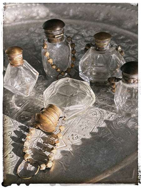 Antique perfume bottles