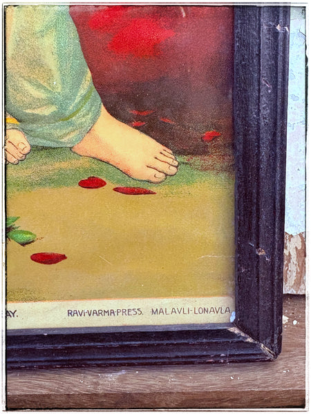 Original Ravi Varma lithograph