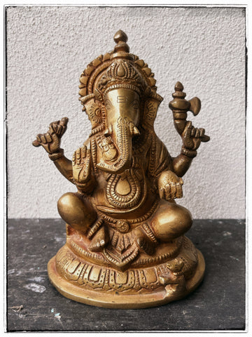 Brass Ganesha statue