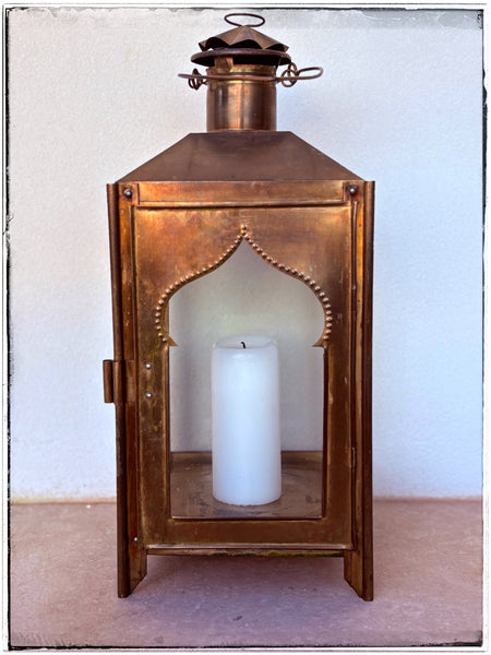 Vintage brass lantern
