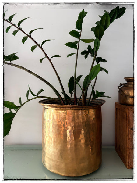 Solid brass planters