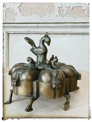 Antique tikka box