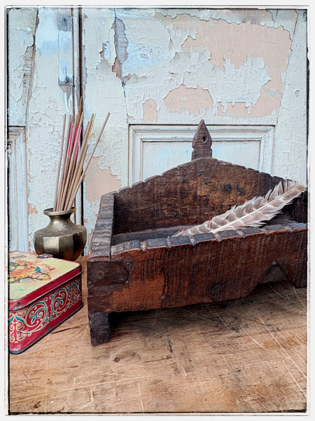 Antique wooden altar