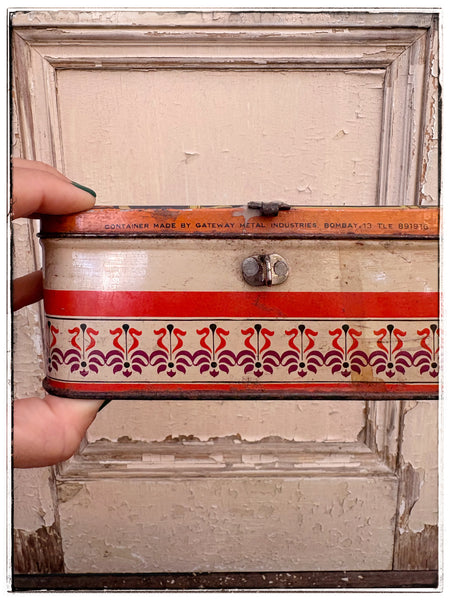 Vintage Saraswati tin