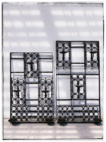 Antique jaali frames with dias