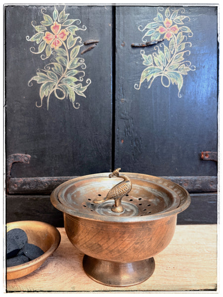 Antique charcoal/dhoop burner