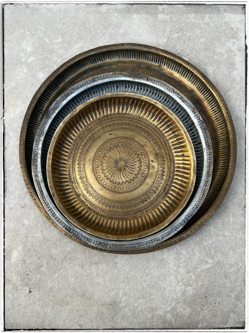 Antique embossed plates