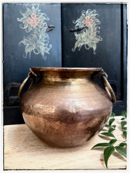 Vintage brass lota