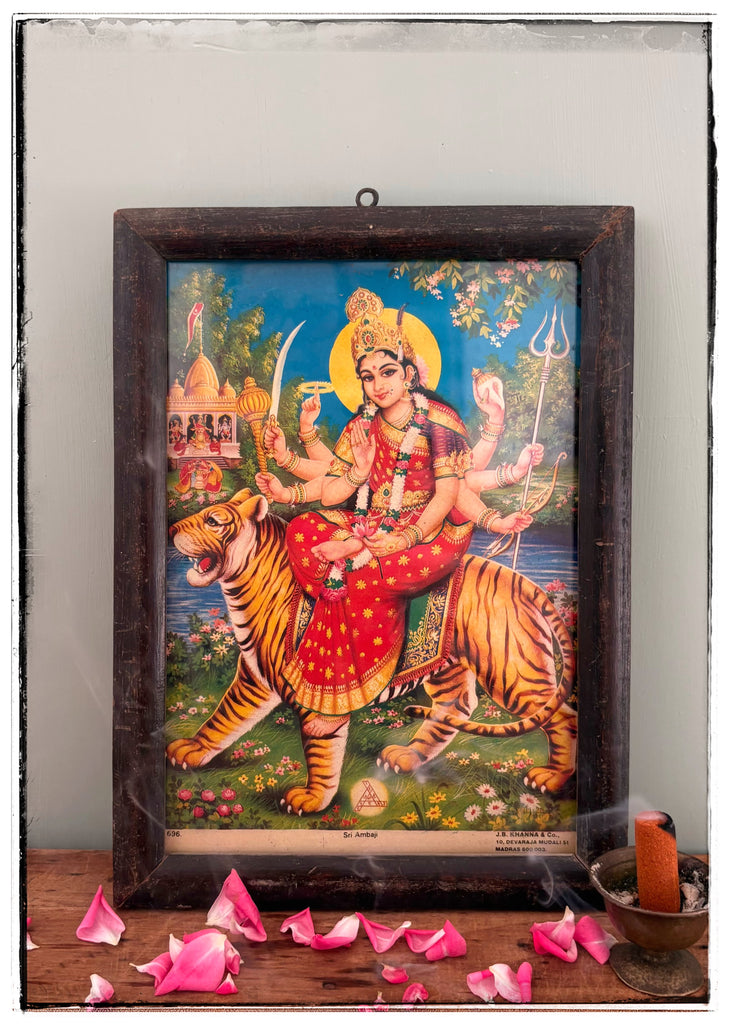 Small Vintage Durga print
