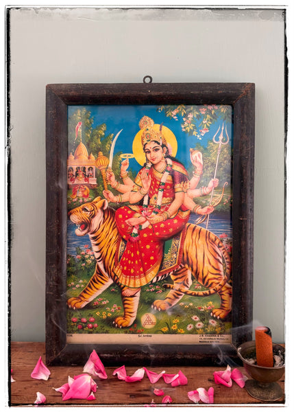 Small Vintage Durga print