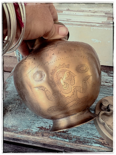 Large holy water pot