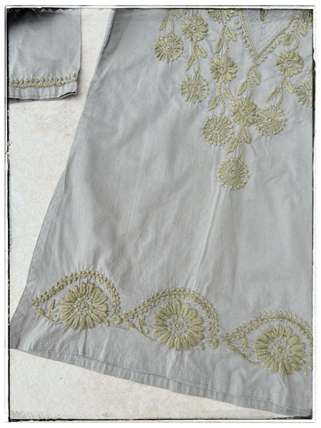 Embroidered Neela kaftan 3-4yrs