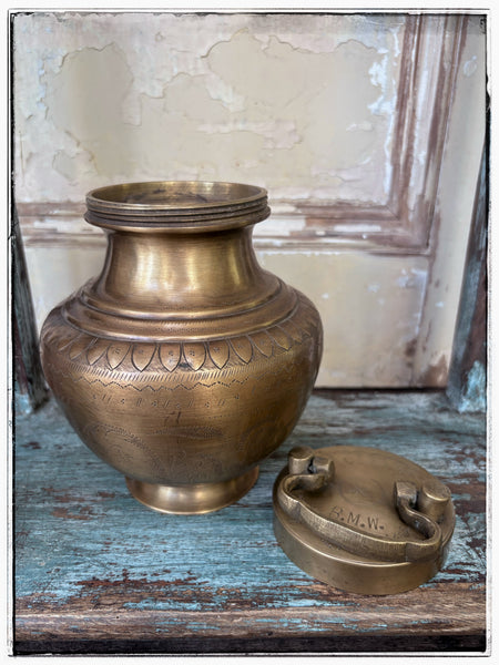 Large holy water pot