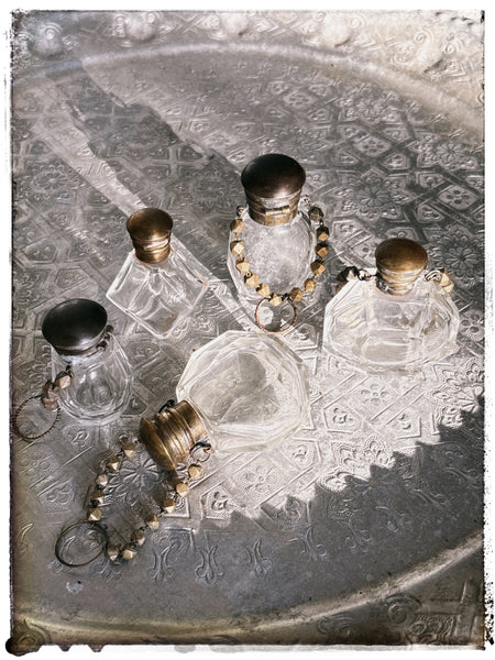 Antique perfume bottles