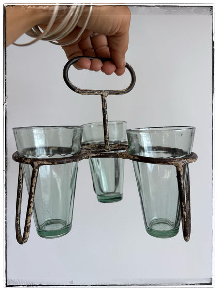 Vintage street chai carriers