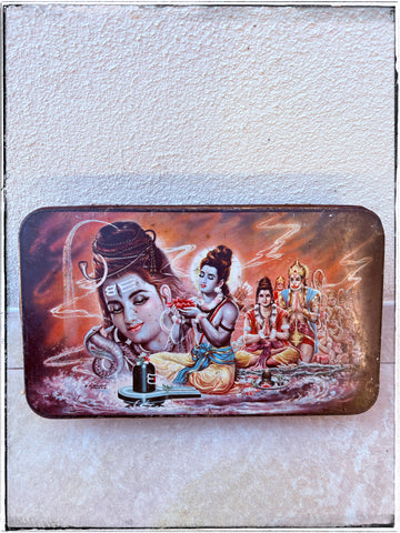 Vintage Shiva tin