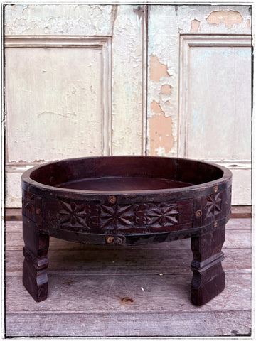 Traditionally made chakki table