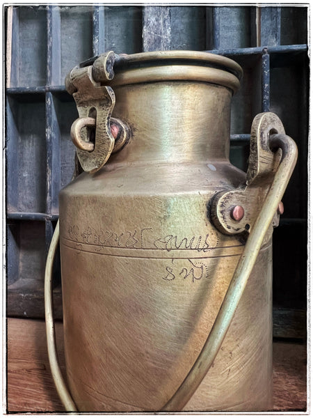 Antique milk urns