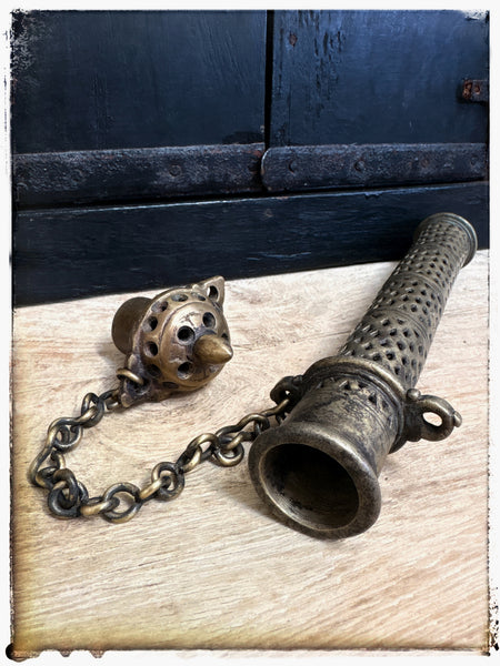 Antique scroll box