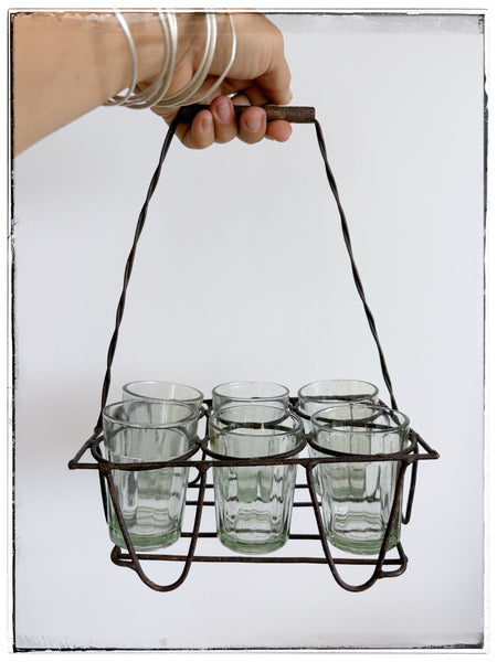 Vintage street chai carriers