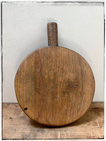 Old chapati board with handle