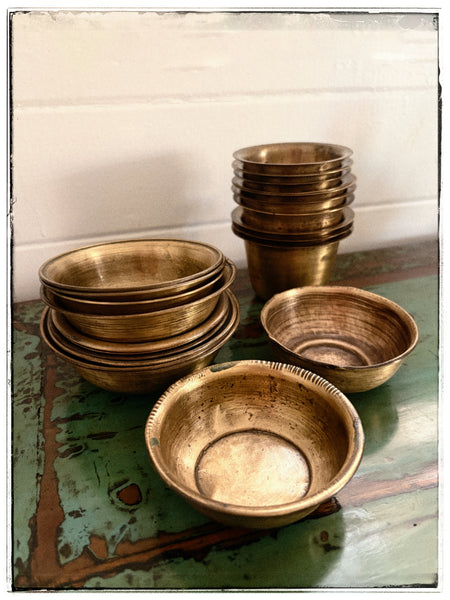 Vintage chai bowls