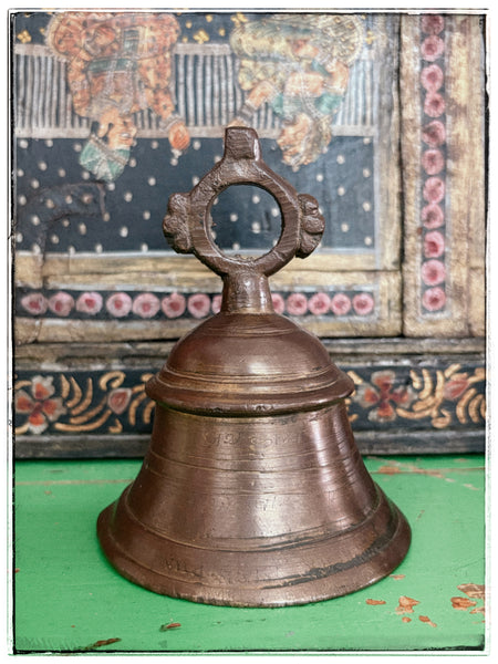 Antique brass bells