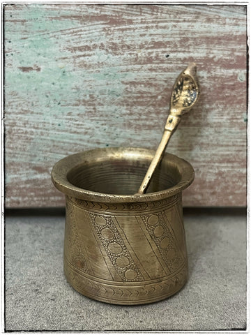 Antique holy water pot