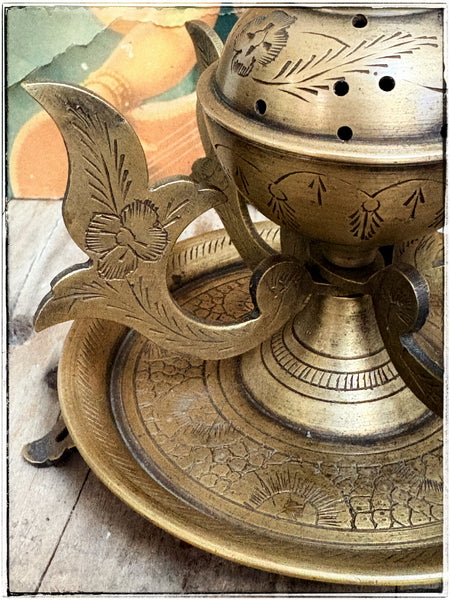Antique incense burner