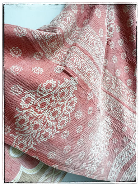 Antique kantha quilt