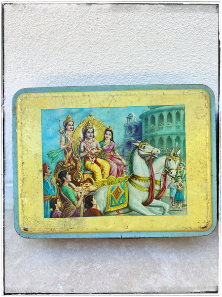 Vintage Ramayana tin