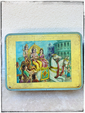 Vintage Ramayana tin