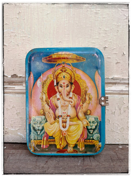 Vintage Ganesha tin