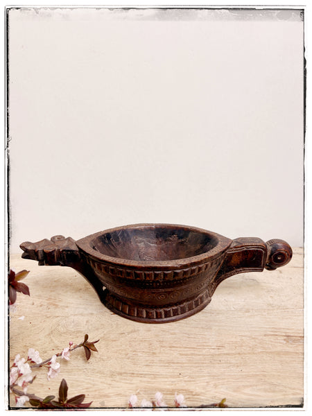 Antique tribal opium bowl