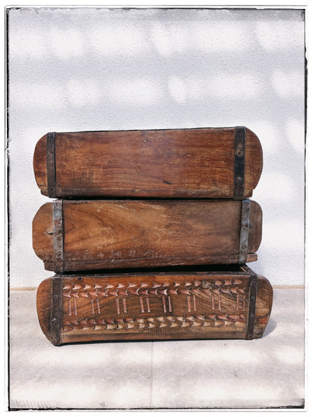 Old wooden brick moulds