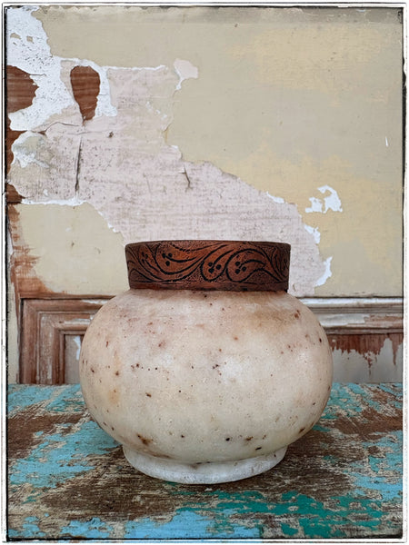 Antique marble vase