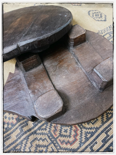 Antique chapati boards
