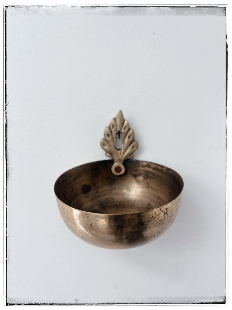 Little vintage brass dish