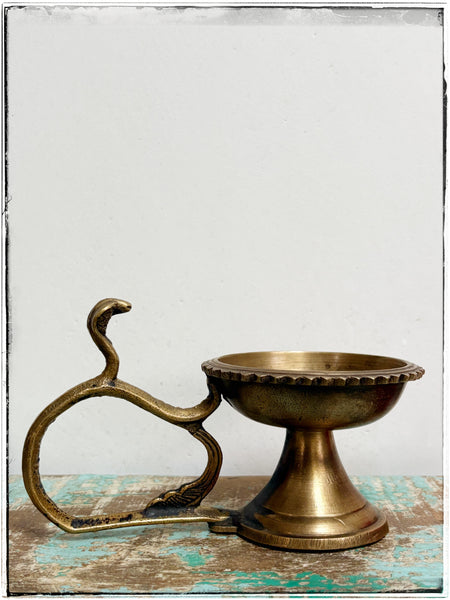 Antique oil lamps