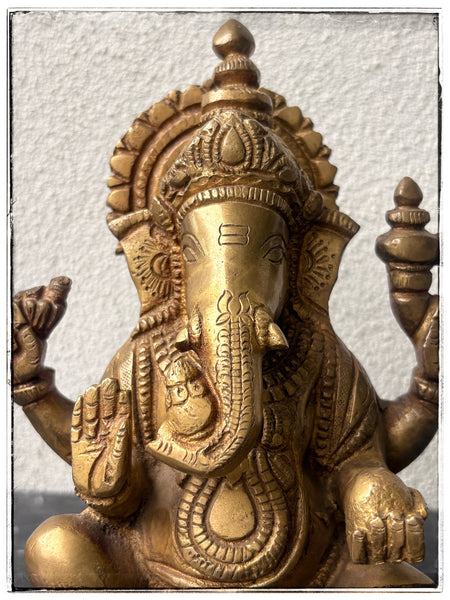 Brass Ganesha statue