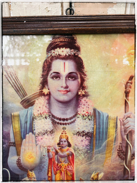 Vintage framed bidi art